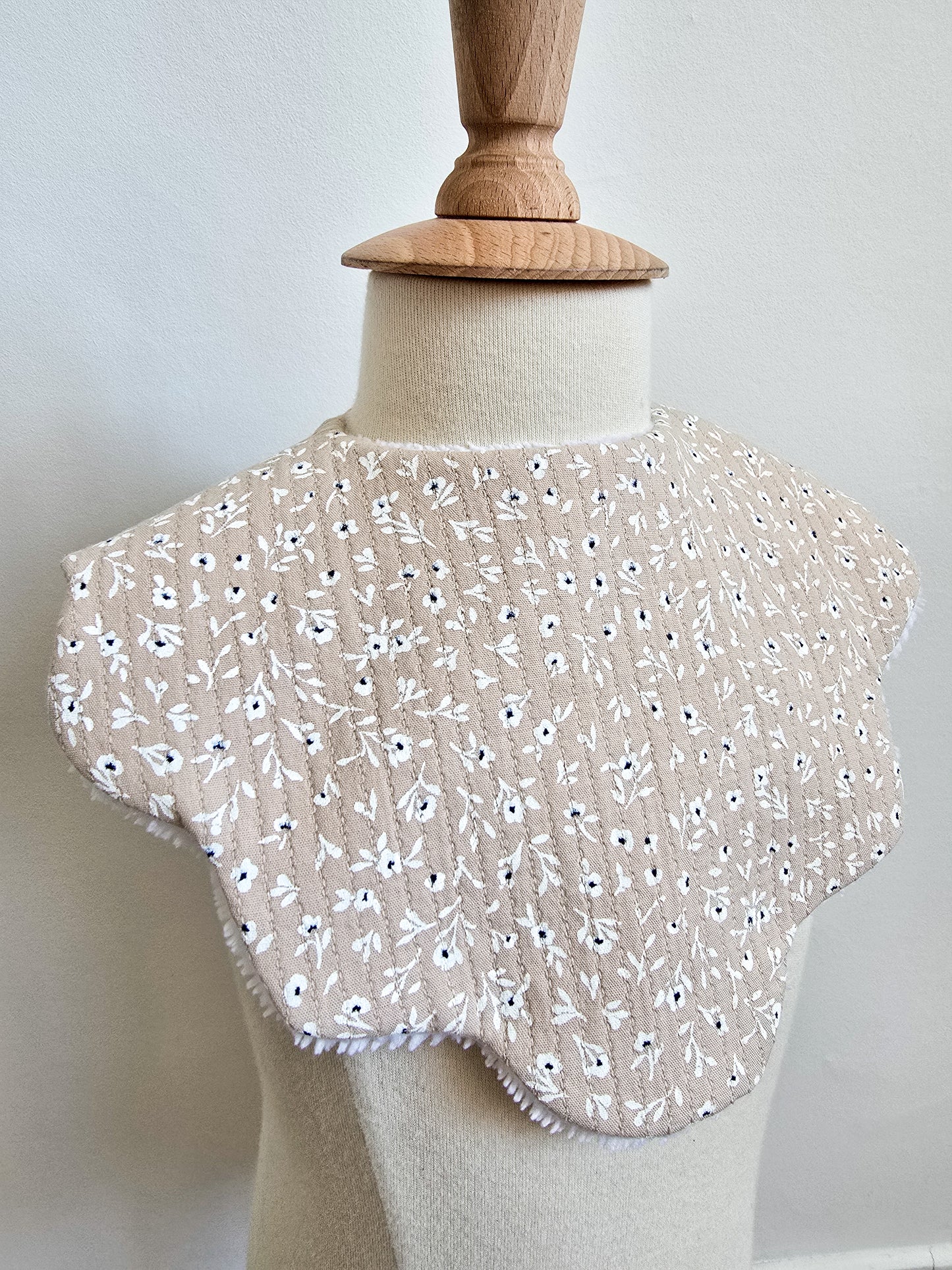 Bavoir fleur de coton