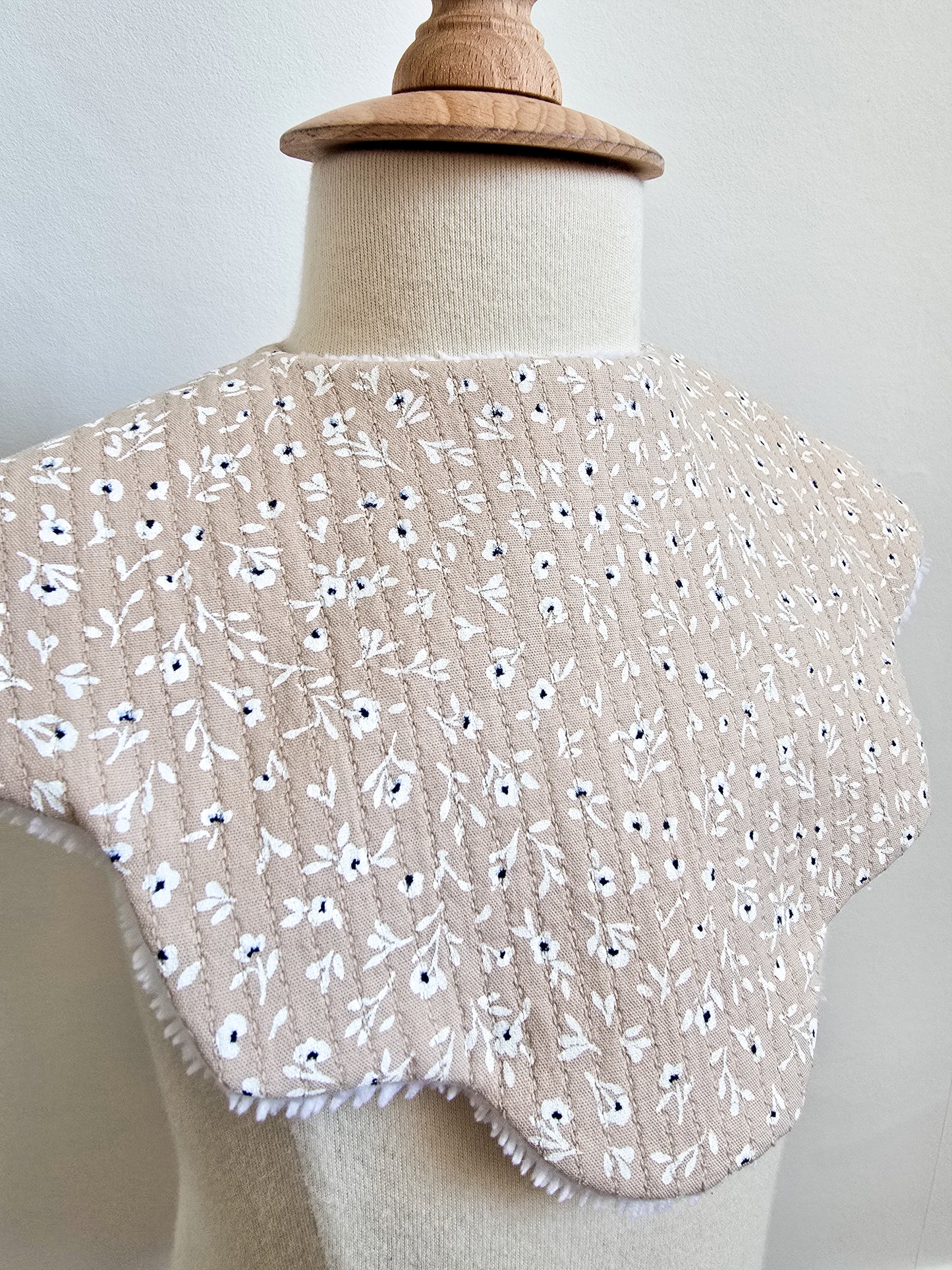 Bavoir fleur de coton