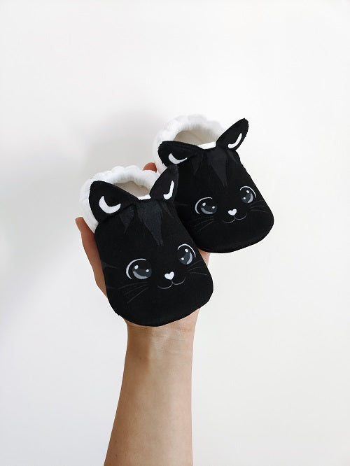 Chaussons Chat Noir