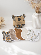 Lot de 5 lingettes Lavables Ourson