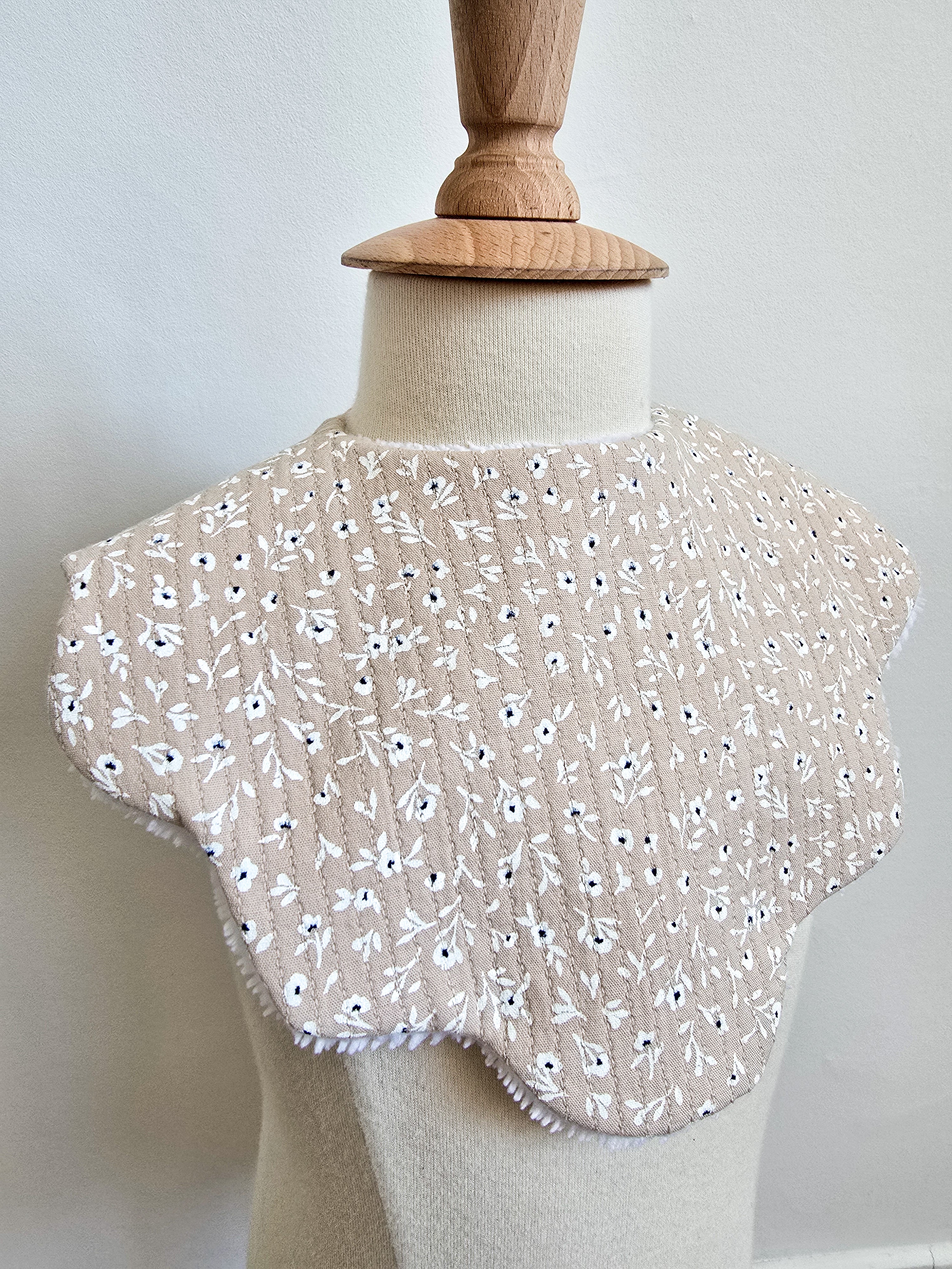 Bavoir fleur de coton