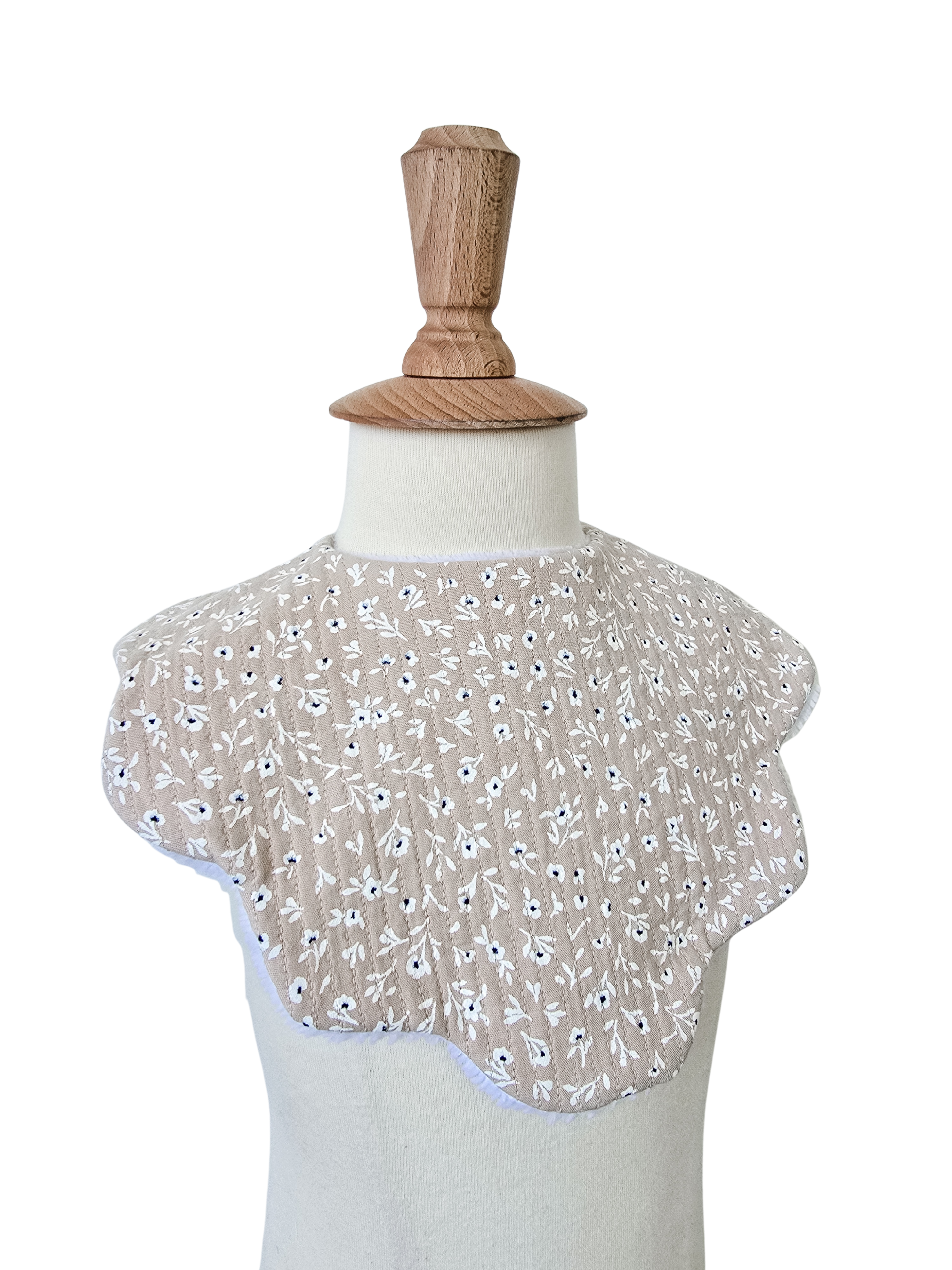Bavoir fleur de coton