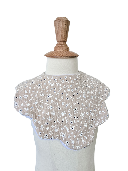 Bavoir fleur de coton