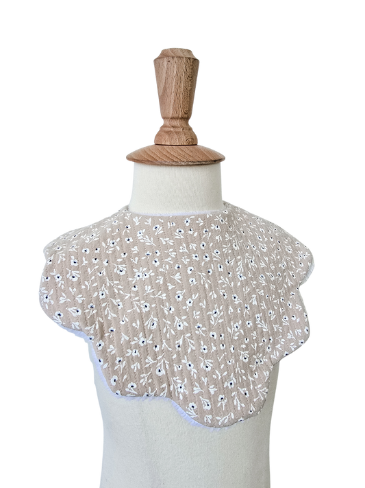 Bavoir fleur de coton