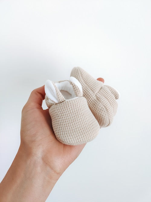 Chaussons pour bébé Beige