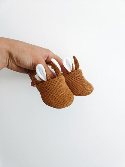 Chaussons pour bébé Marron