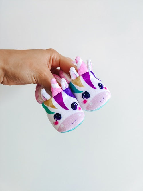 Chaussons pour bébé Licorne