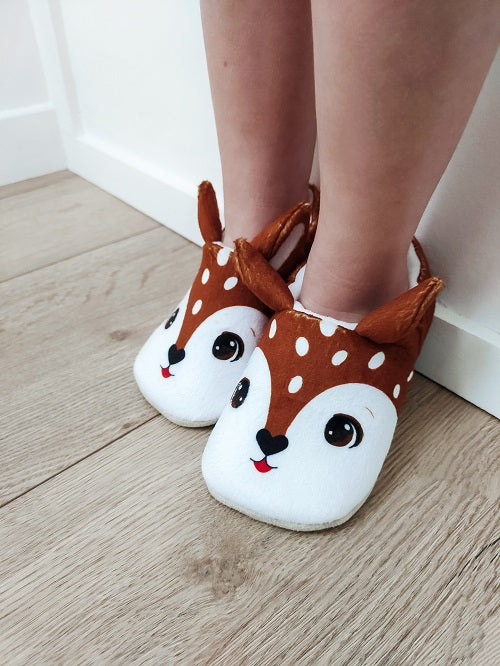 Chaussons animaux bébé - Biche